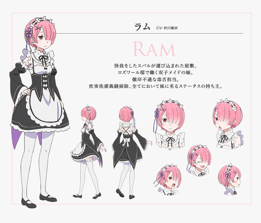 Ram Anime Character, HD Png Download