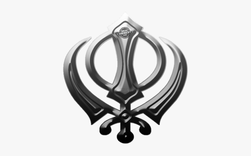 Khanda Png Transparent Images - Khanda Symbol, Png Download