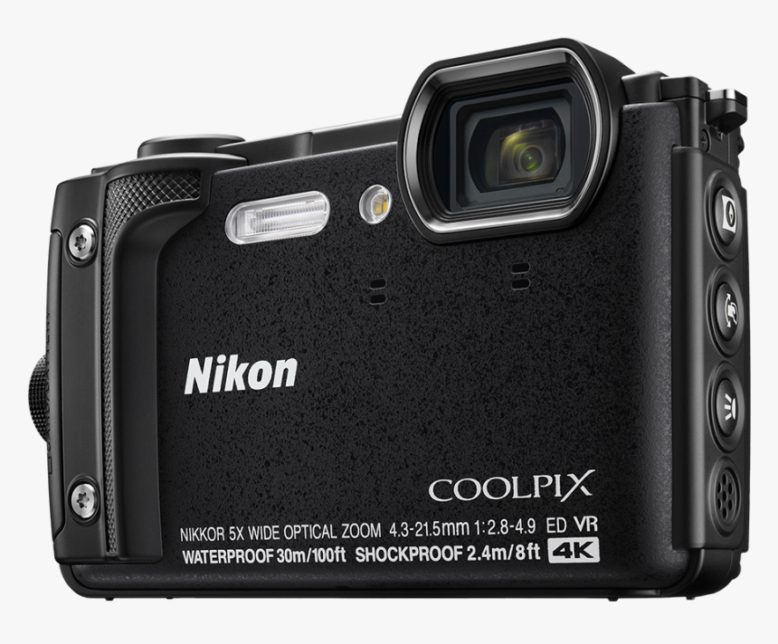 Transparent Nikon Camera Png - Nikon Coolpix W 300, Png Download