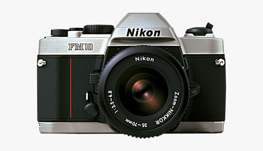 Vintage Camera Png Nikon-plus - Nikon Fm10, Transparent Png