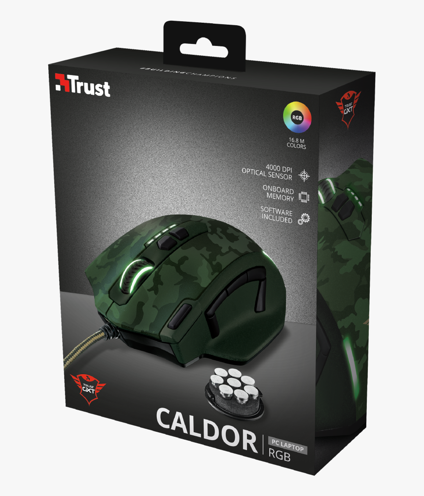 Gxt 155c Caldor Gaming Mouse - Gxt 155 Trust Mouse, HD Png Download