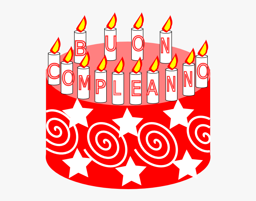 Area,food,line - Red Birthday Cake Clipart, HD Png Download