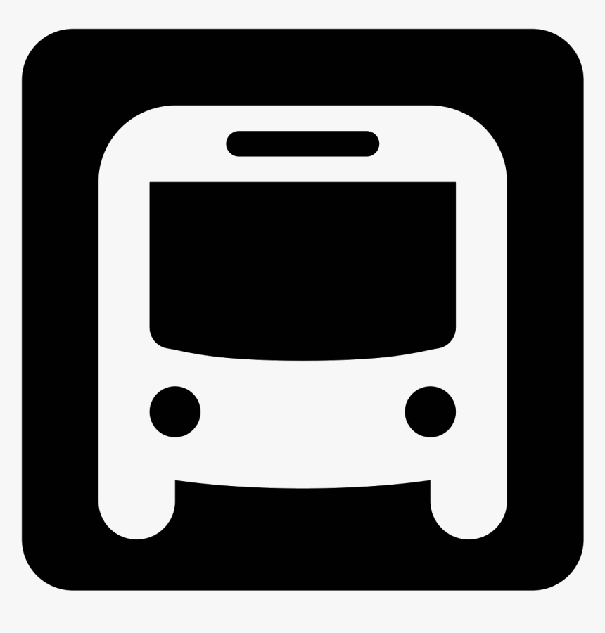 Bus Stop Png Clip Art Black And White, Transparent Png