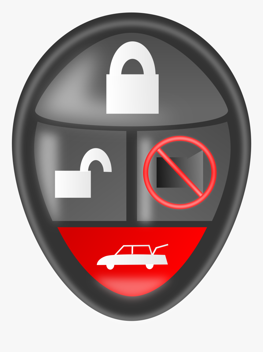 Car Alarm Remote - Remote Car Icon, HD Png Download