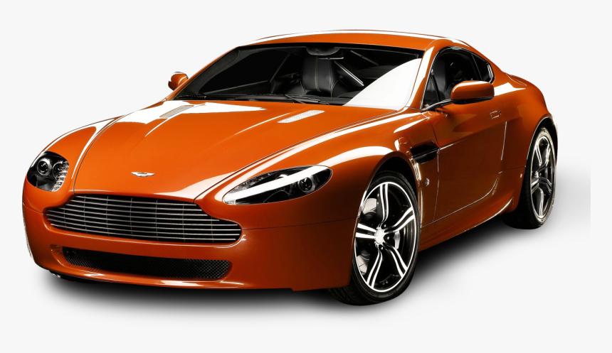 Aston Martin V8 Vantage N400 Orange Car Png Image - Aston Martin V8 Vantage, Transparent Png