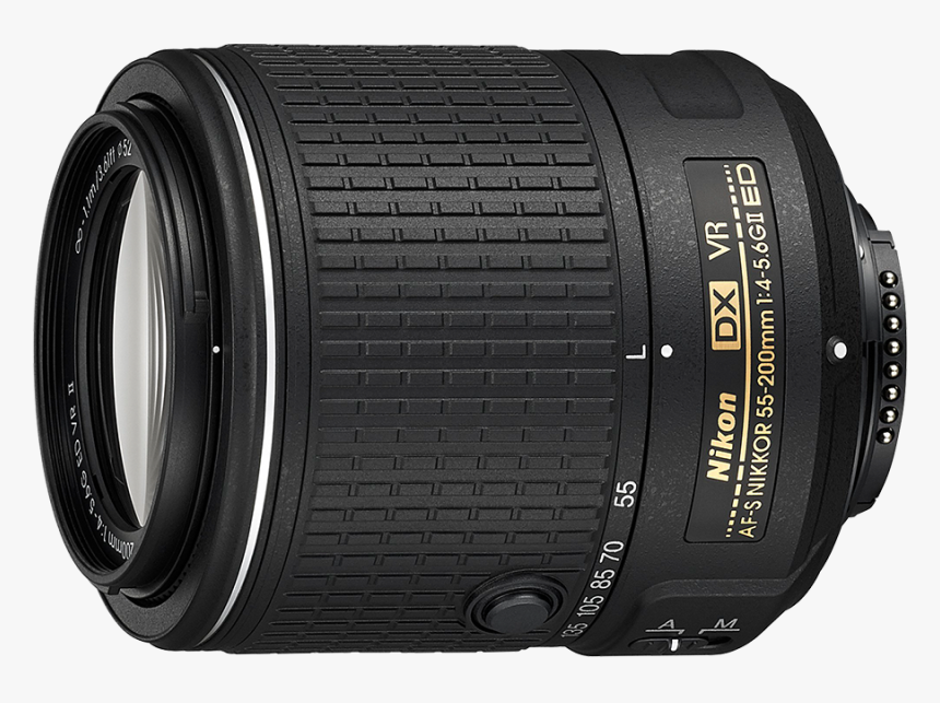 Nikon Af S Dx Nikkor 55 200mm F 4 5.6g If Ed Vr Ii, HD Png Download