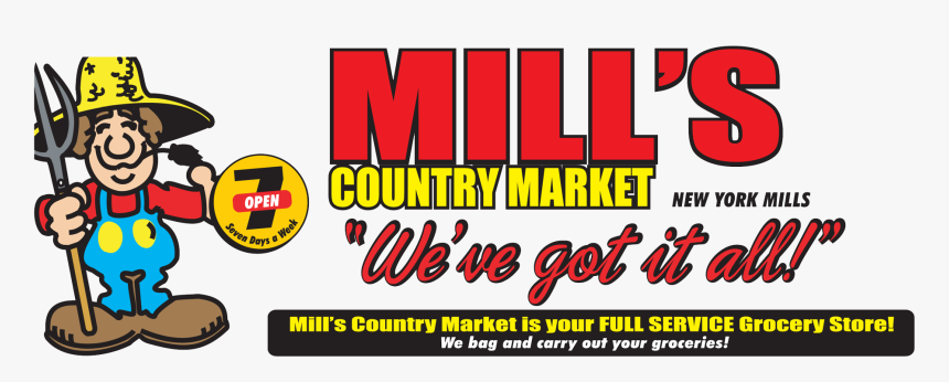 Mills Country Market - Poster, HD Png Download