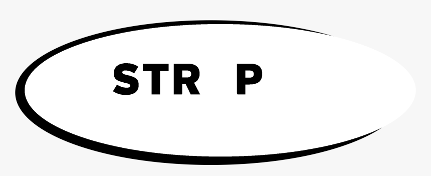 Strap Strip Logo Black And White - Line Art, HD Png Download