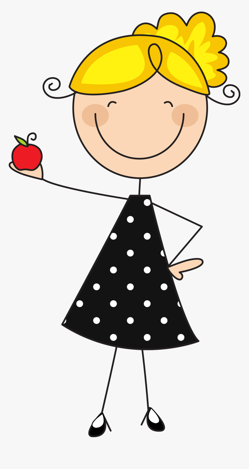 Stick Figure Teacher Clipart