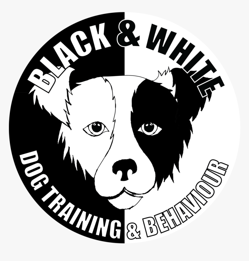 White Dog Png - Black And White Designs Dog, Transparent Png