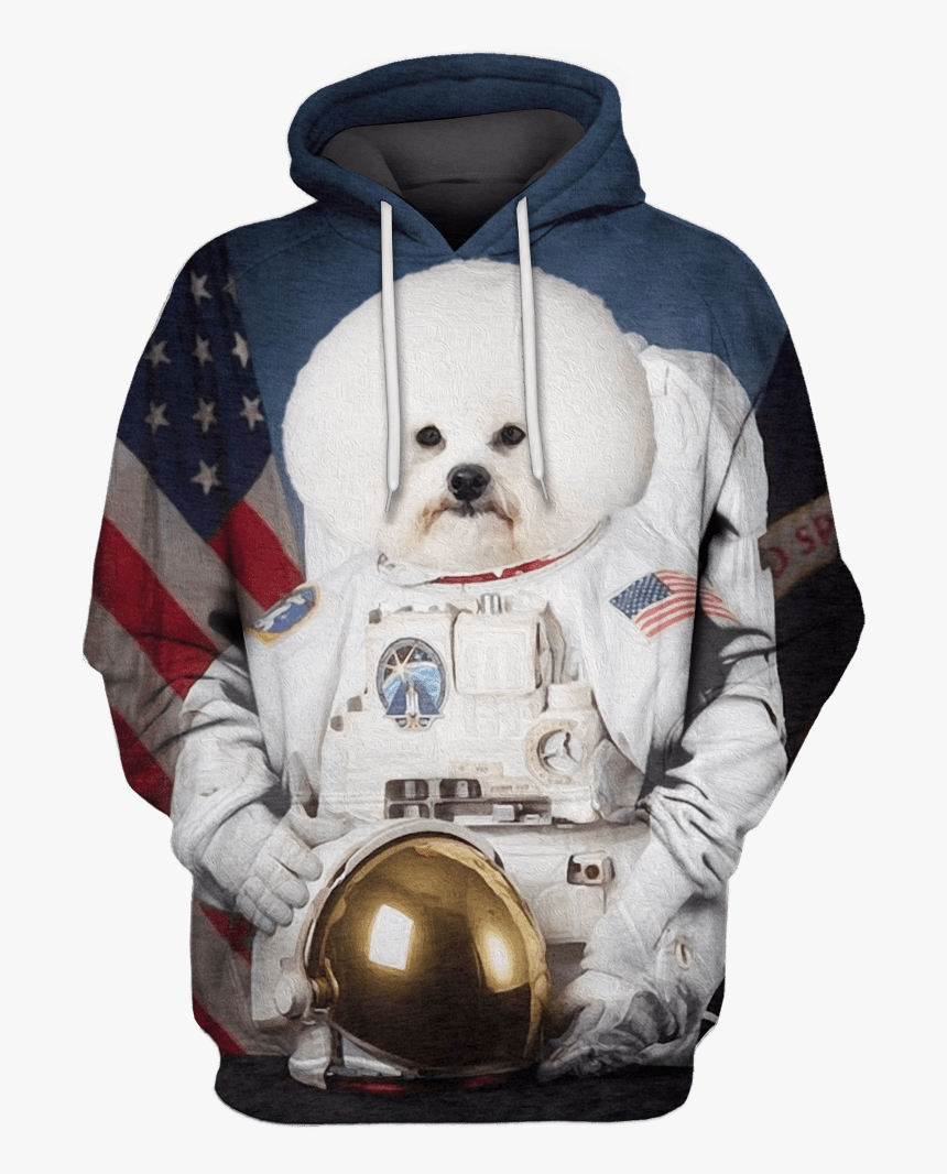 Gearhuman 3d White Dog Astronaut Tshirt - Game Of Thrones Pullover, HD Png Download