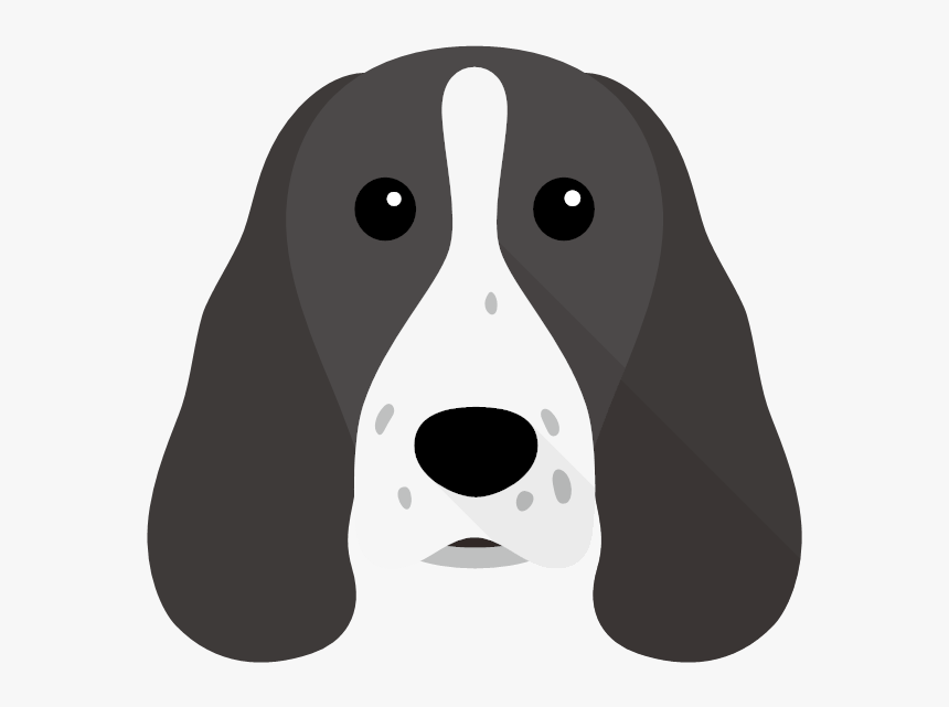 Yappicon - Springer Spaniel Face Silhouette, HD Png Download