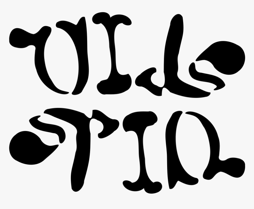 Oil Spill Ambigram Clipart, Vector Clip Art Online, - Cartoon Transparent Oil Spills, HD Png Download
