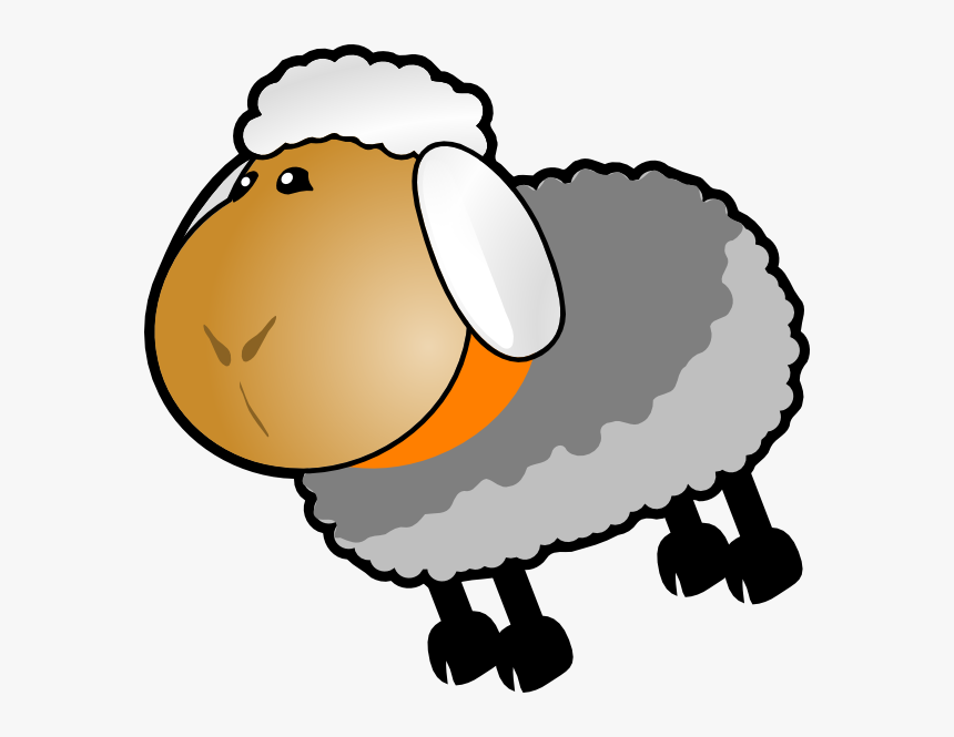 Sheep Clipart Colored Sheep - Sheep Clip Art, HD Png Download