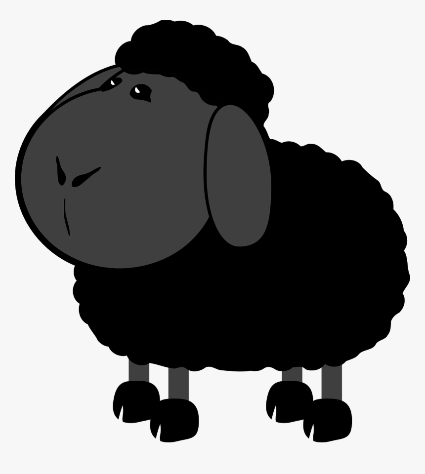 Lamb Clipart Many Sheep - Clip Art Baa Baa Black Sheep, HD Png Download