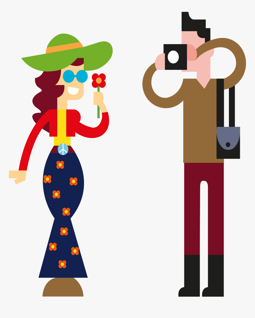 Holiday Clipart Tourist - Tourists Clipart Transparent, HD Png Download