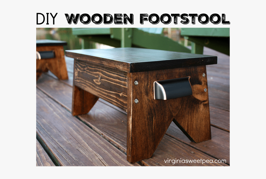 Diy Wooden Footstool - Diy Footstool, HD Png Download