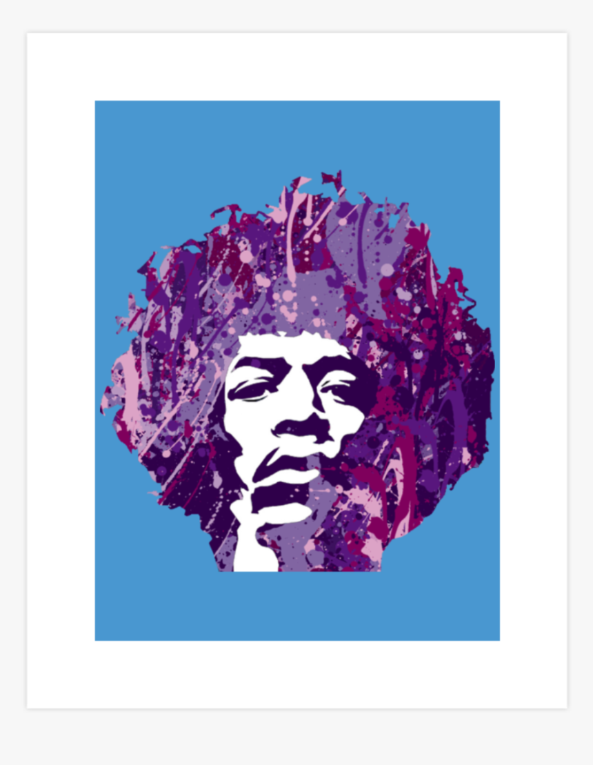 Jimi Hendrix Hoodie Graphic Design T Shirt - Jimi Hendrix Stencil, HD Png Download