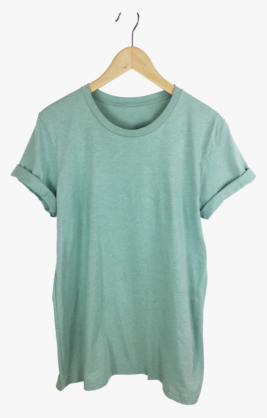 Dusty Mint Tee - Tee On Hanger Png, Transparent Png