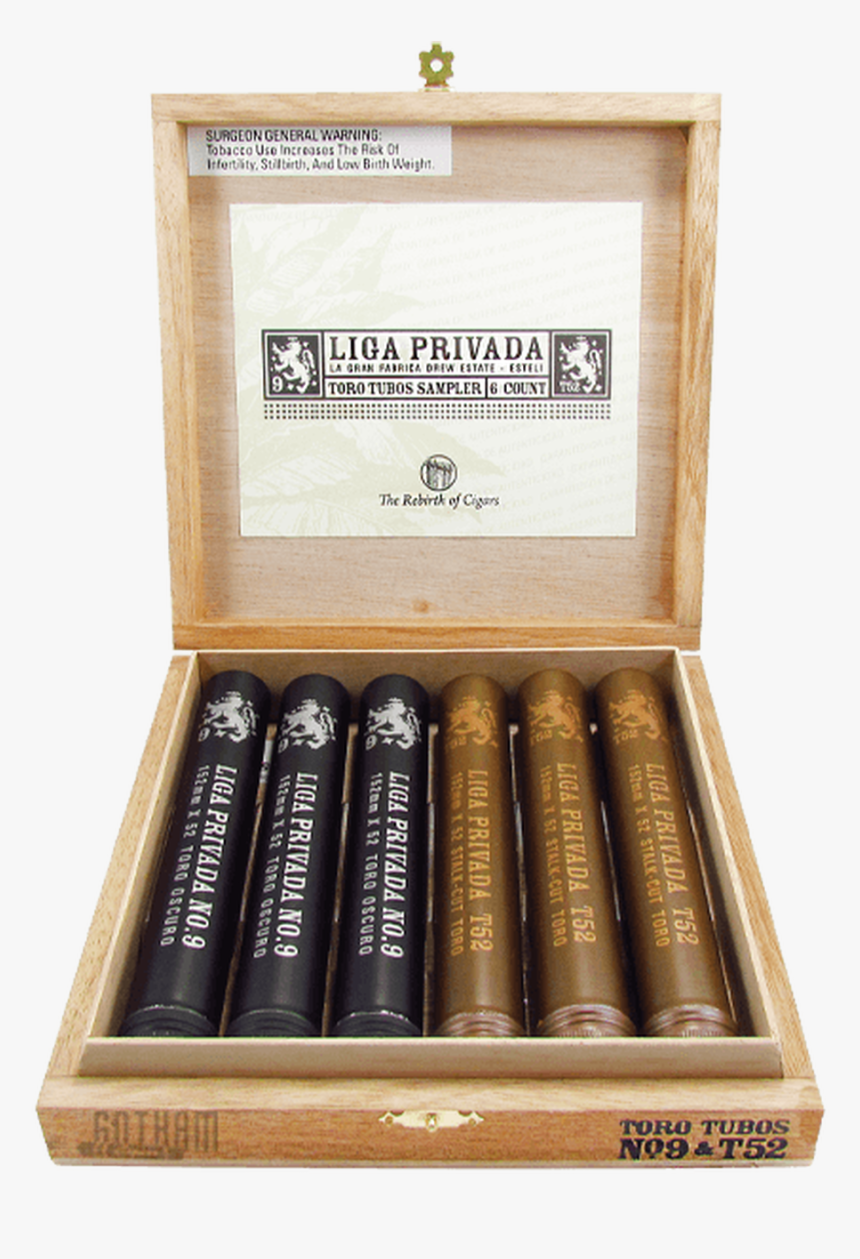 Liga Privada Toro Tubos Sampler Open Box - Bullet, HD Png Download