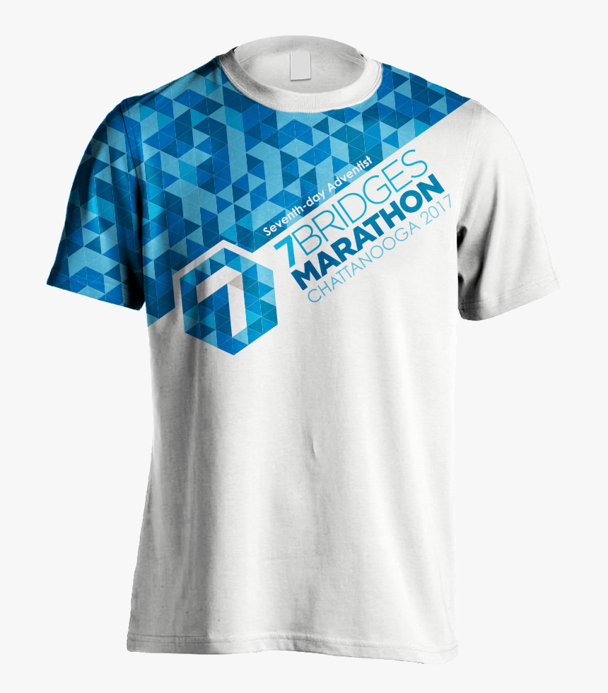 2017 7b Full Shirt - Blue Marathon Jersey Design, HD Png Download