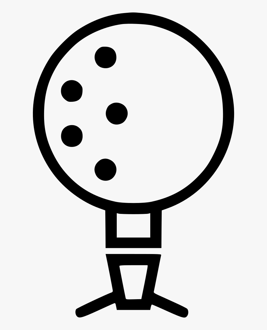 Ball Circle Shape Red Stand - Circle, HD Png Download
