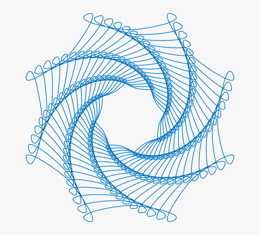 Spirograph, Spiral, Pattern, Geometric, Circle, Shape - Geometric Spiral Png, Transparent Png