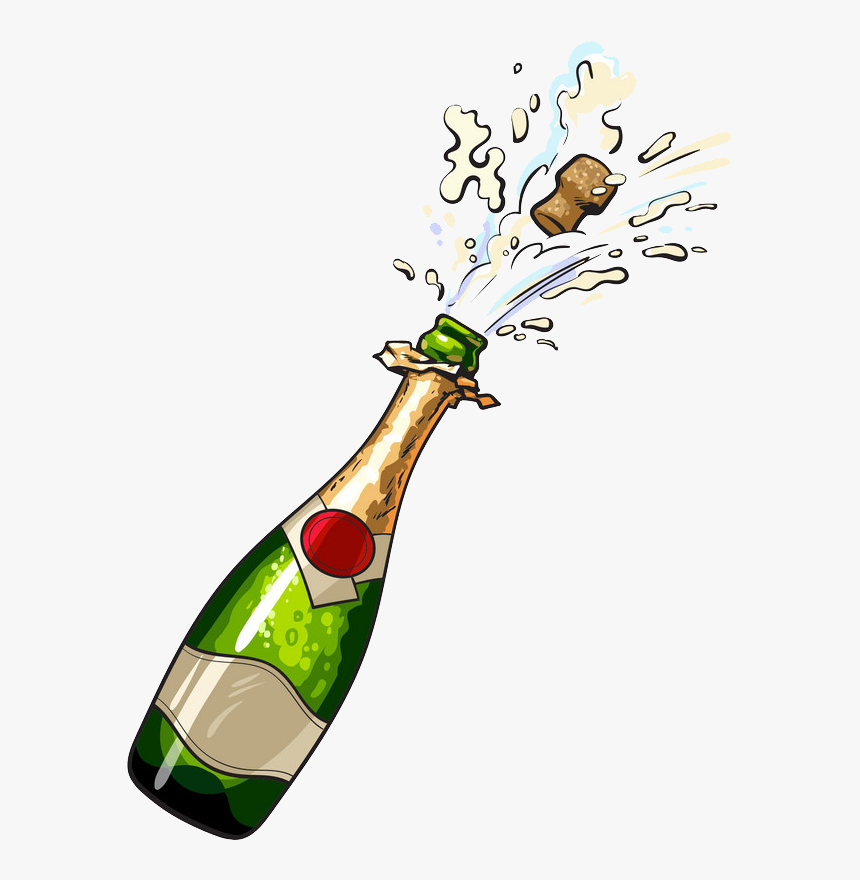 #champagne
#pop
#party #freetoedit, HD Png Download