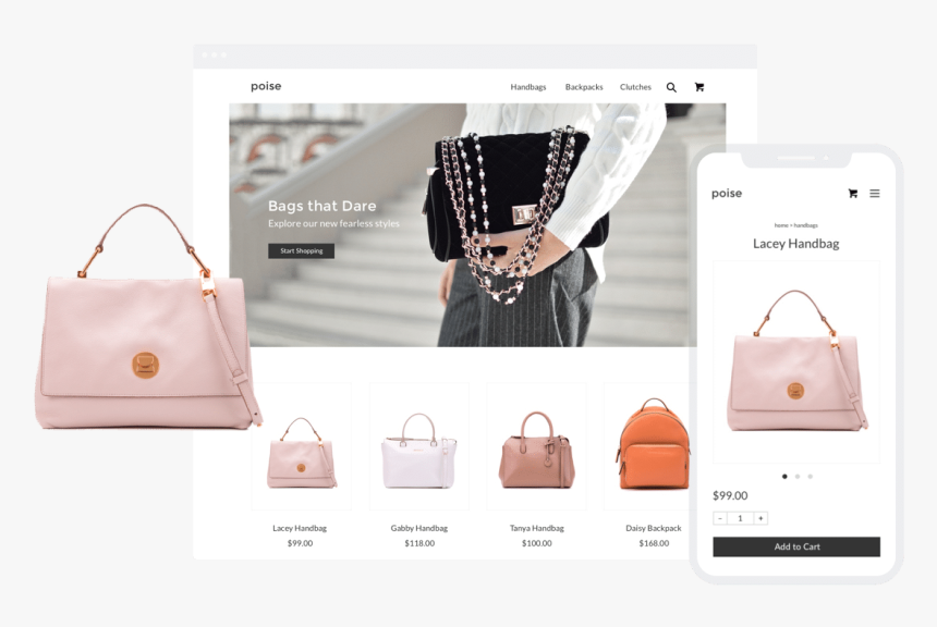 Transparent Add To Cart Button Png - Tendencia De Moda 2019 2020 Bolso Bandolera, Png Download