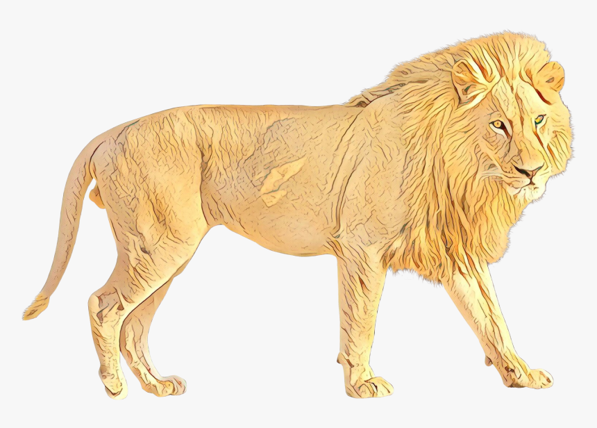 Lion Portable Network Graphics Transparency Image Jaguar - Walking Lion In Png, Transparent Png