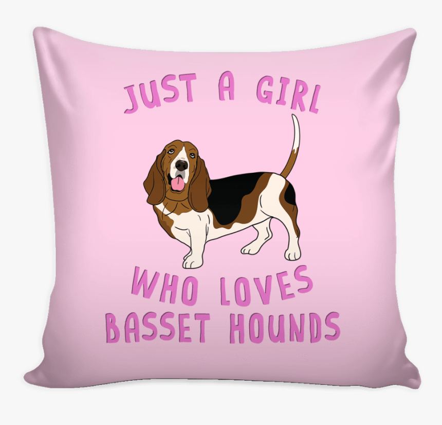 Robustcreative-dog Lover Pillow Cover - Basset Hound, HD Png Download
