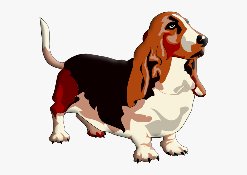 Basset Hound Clip Art, HD Png Download