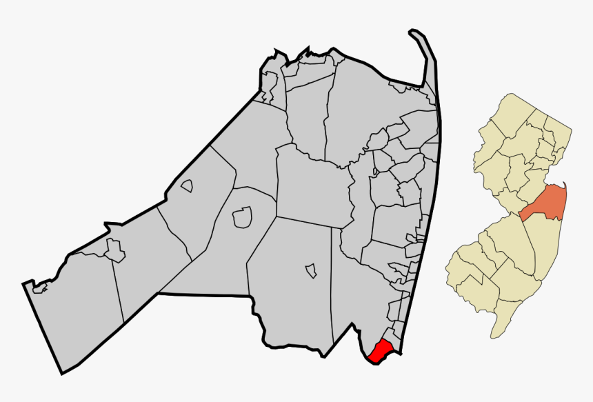 Map Of New Jersey Allentown, HD Png Download , Transparent Png Image