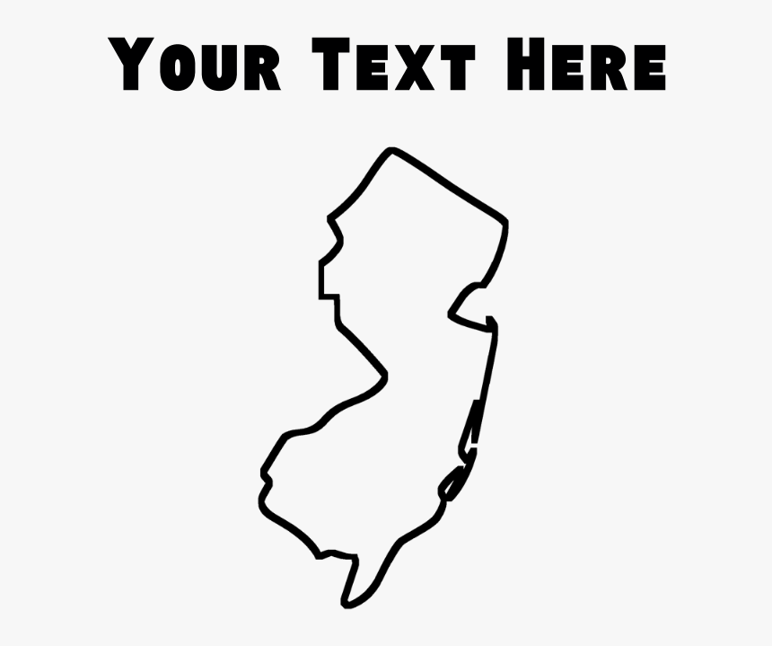 Transparent New Jersey Outline Png, Png Download