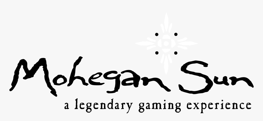 Mohegan Sun Logo Black And White - Mohegan Sun, HD Png Download