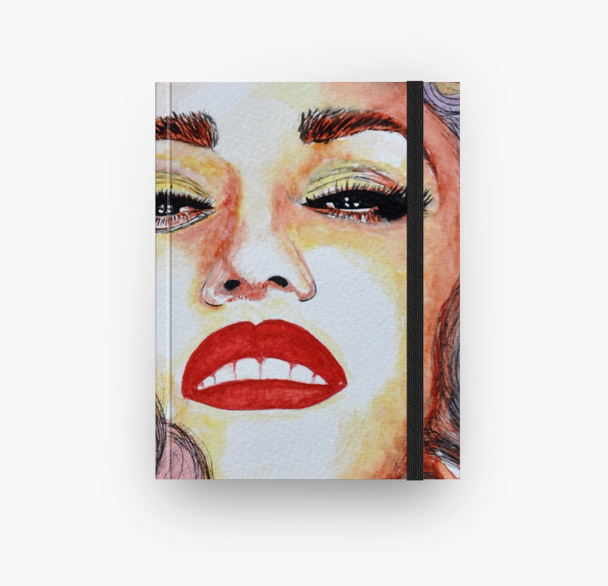 Caderno Gwen Stefani Em Aquarela De Margarete Bomna - Modern Art, HD Png Download
