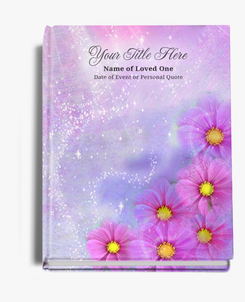 Sparkle Perfect Bind Memorial Guest Registry Book - Funeral Backgrounds Png, Transparent Png