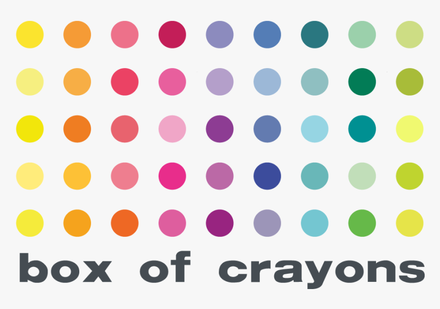 Box Of Crayons Logo - Polka Dot, HD Png Download