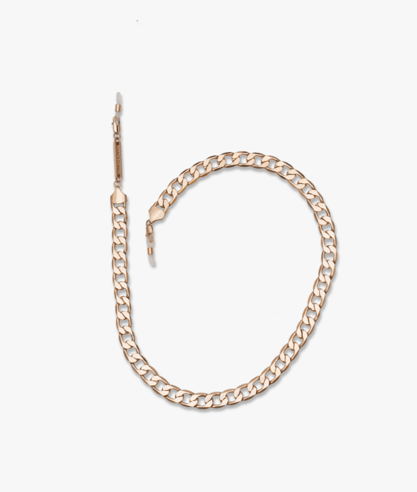 Frame Chain Eyefash Rose Gold - Necklace, HD Png Download