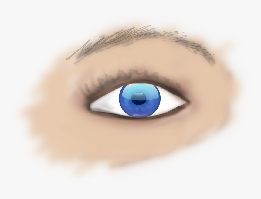 Blue,iris,close Up - Part Of Eye Is Donated, HD Png Download