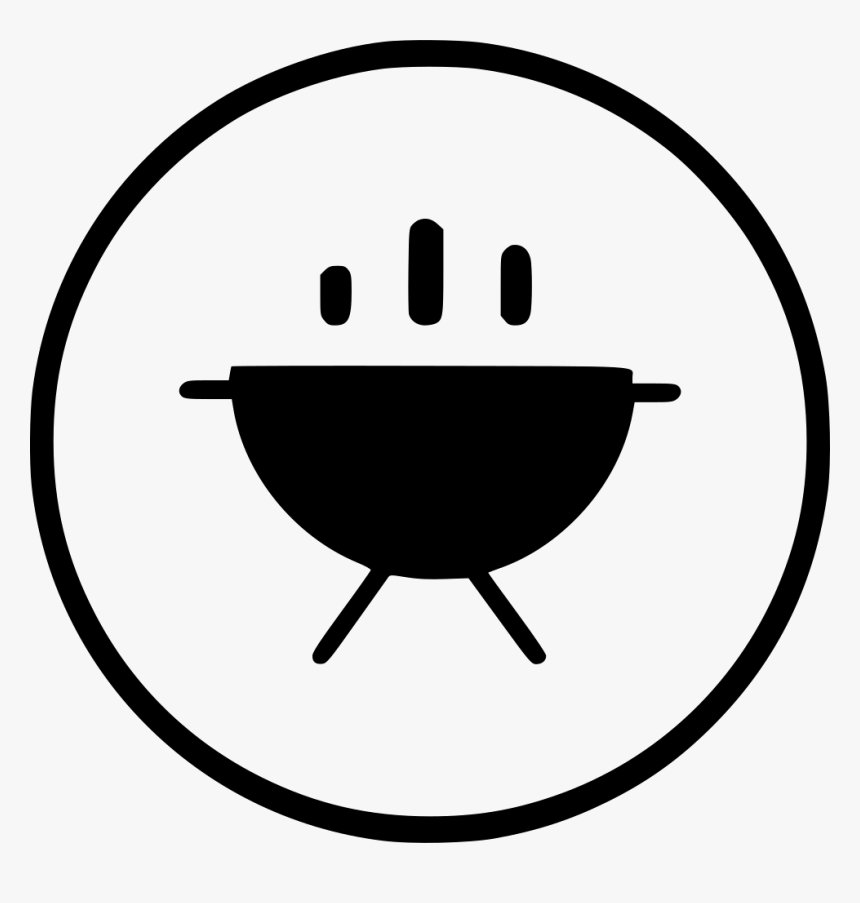 Kitchen Barbecue Appliances Cook Bbq Grill - Barbecue Icon Png, Transparent Png