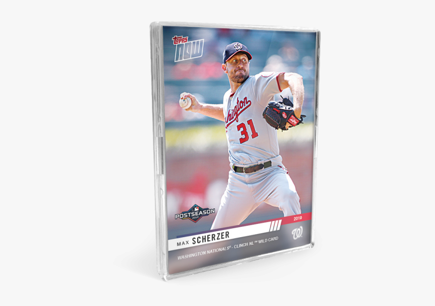 2019 Washington Nationals Topps Now® Postseason 15 - College Baseball, HD Png Download