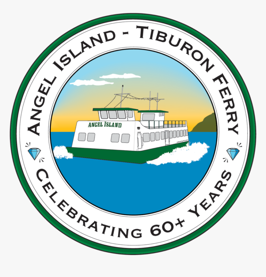 Tiburon Ferry S 60th Anniversary Logo - Cruiseferry, HD Png Download
