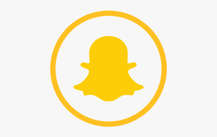 Icon Social Media And - Snapchat Logo Png Black, Transparent Png