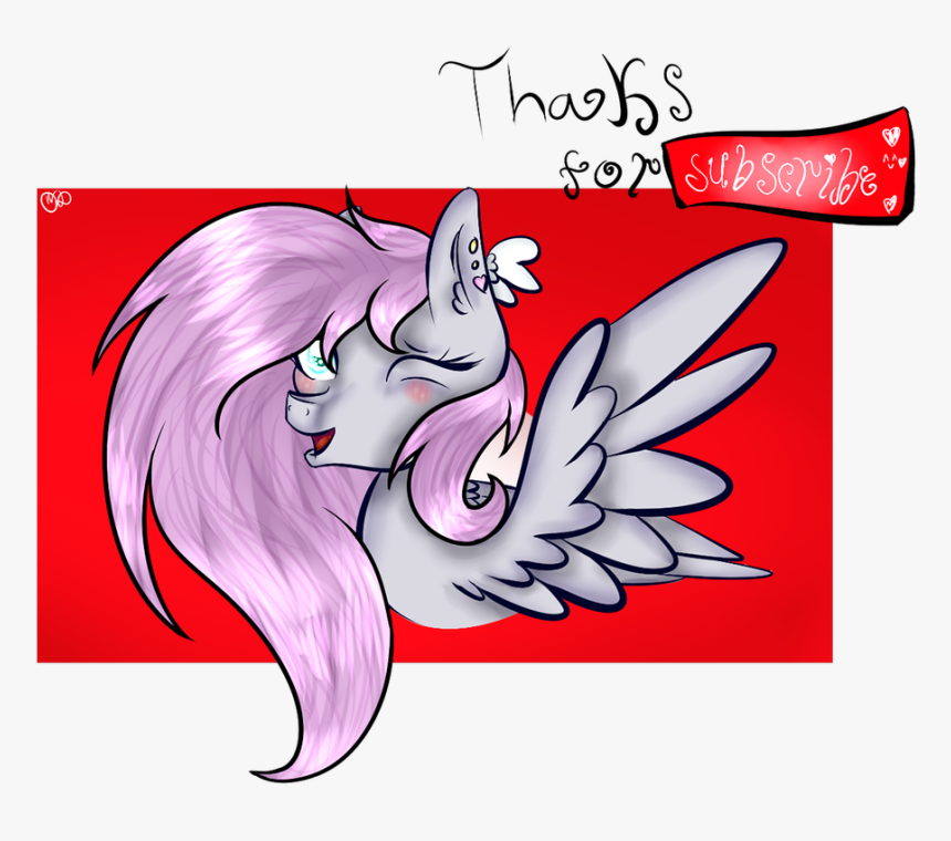 Mlp Thanks For Subscribe - Cartoon, HD Png Download