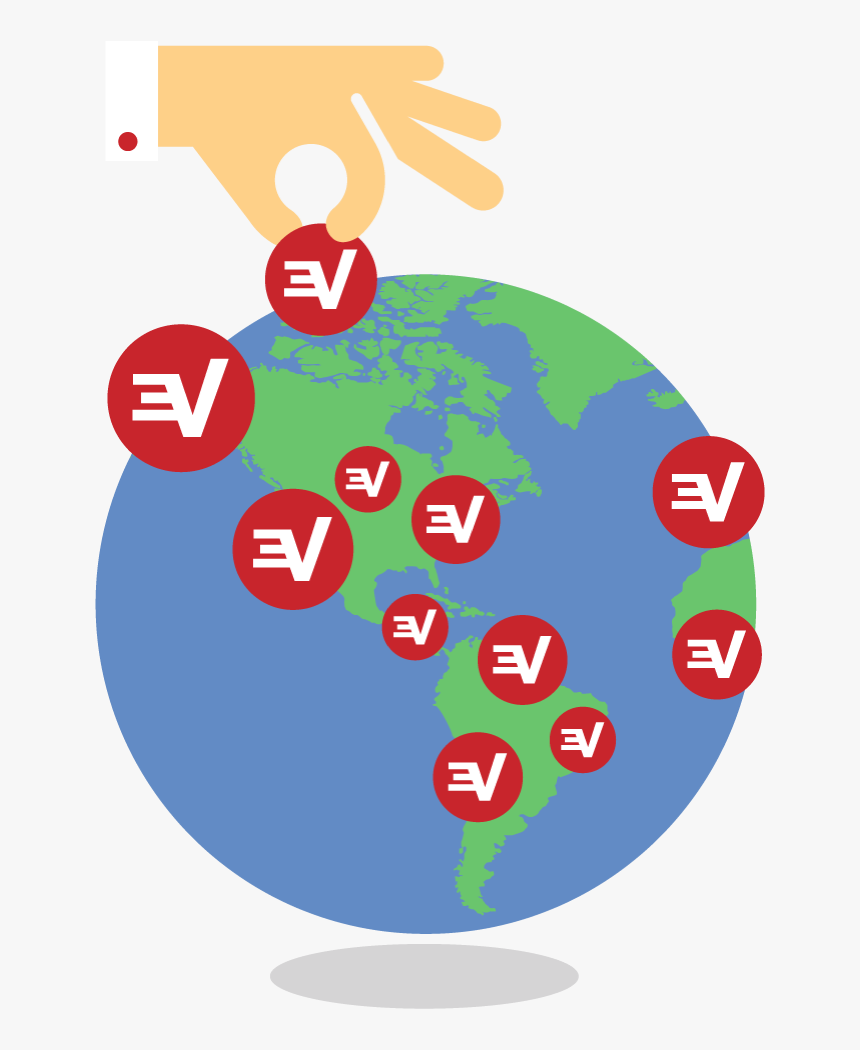 Choose A Vpn Server Location In Germany, Austria, Switzerland, - Illustration, HD Png Download