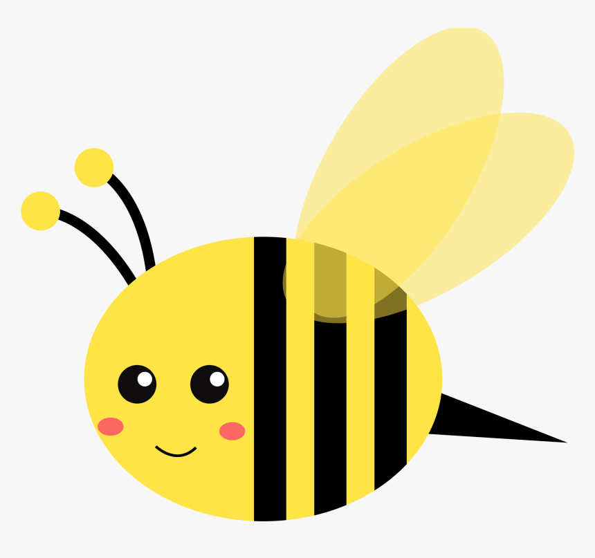 Best Free Bee - Cute Bee Transparent Background, HD Png Download