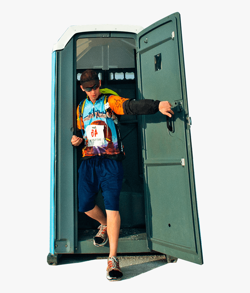 Man Leaving Porta-potty - Door, HD Png Download