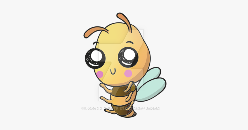 Kawaii Bee For Print - Cartoon, HD Png Download