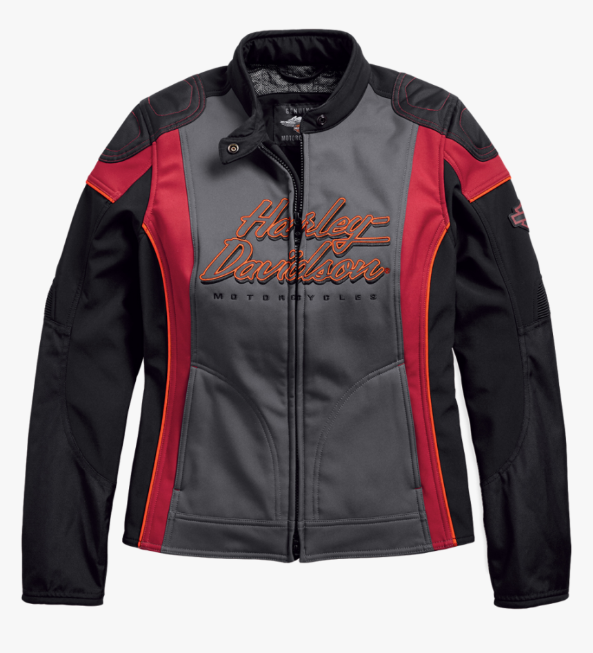 Transparent Harley Davidson Motorcycle Png - Leather Jacket, Png Download